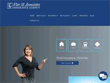 Tablet Screenshot of florinsurance.com